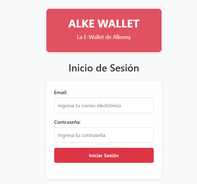 Billetera Digital - Inicio